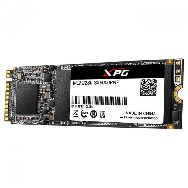   SSD 512Gb A-Data XPG SX6000 Pro (ASX6000PNP-512GT-C) (PCI Express 3.0 x4, M.2, 2100/1400Mb/s)