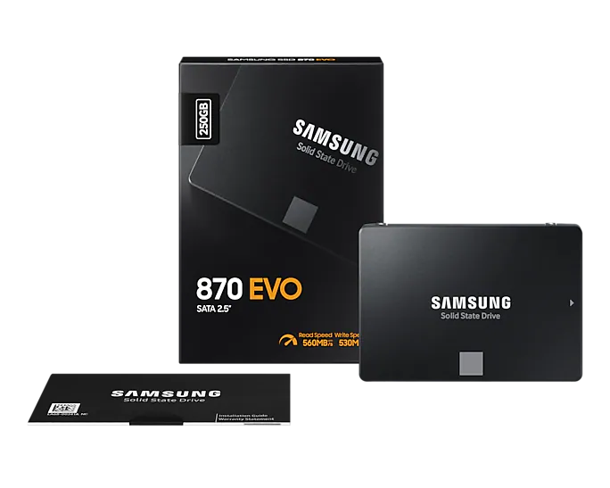   SSD 250Gb Samsung 870 EVO MZ-77E250B/EU